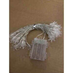 Snowflake LED String Lights Battery Powered Christmas Party Decoration